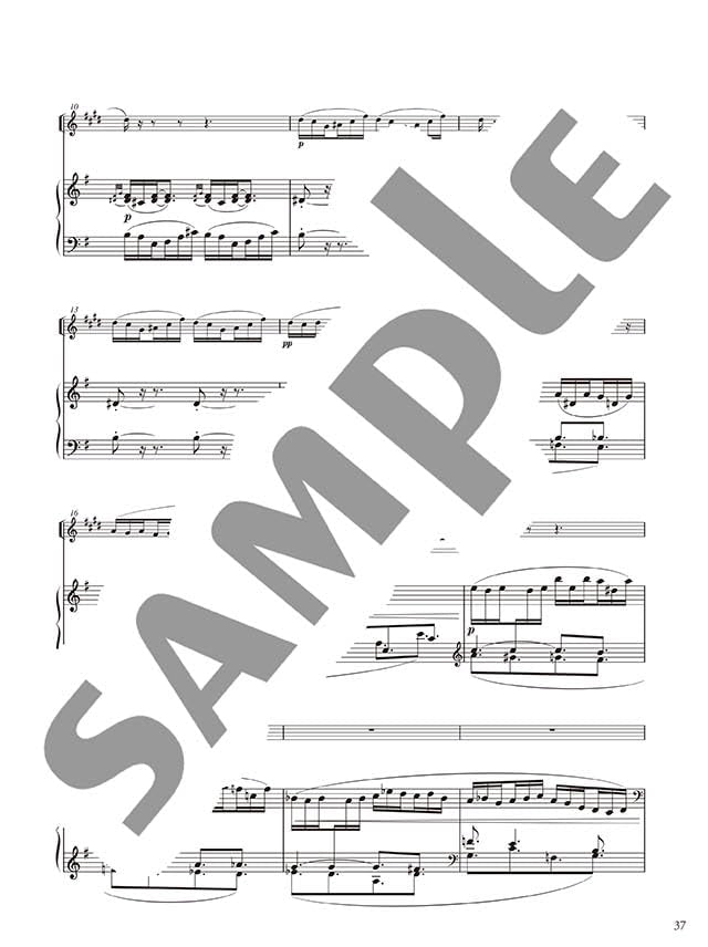 Concert Repertoire for Alto Saxophone and Piano - Debussy / Ravel - Reference Performance Video Included - Sheet Music Book