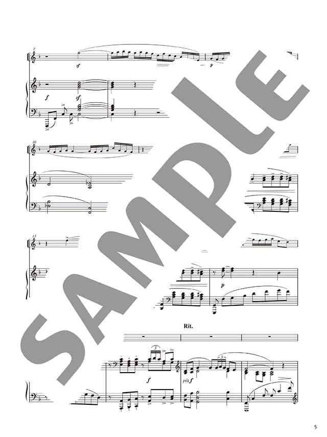 Concert Repertoire for Flute and Piano - Debussy / Ravel - Reference Performance Video Included - Sheet Music Book