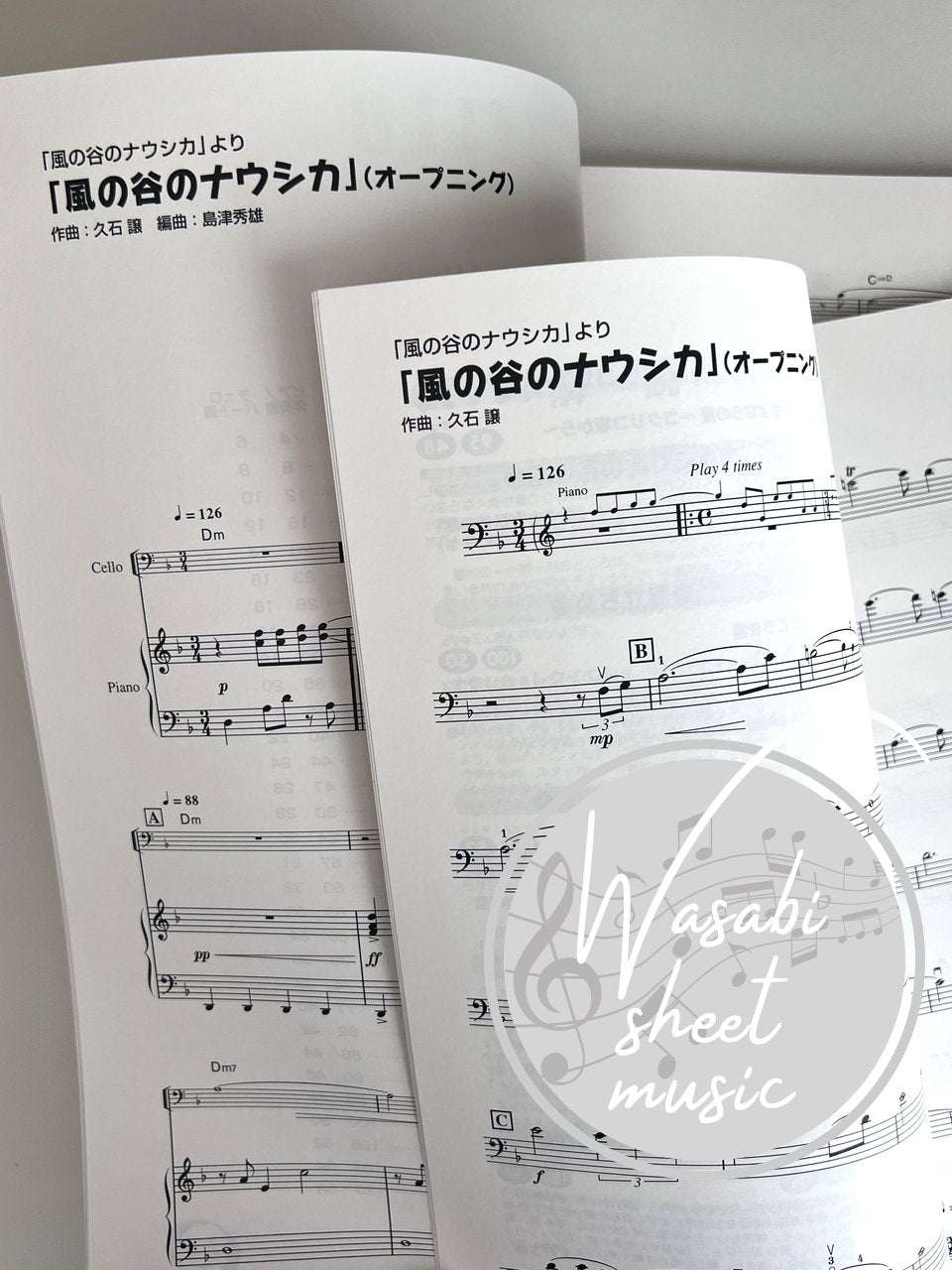 Studio Ghibli Collection for Cello and Piano - Sheet Music Book