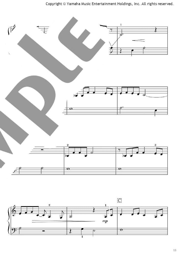 Studio Ghibli Favorites for Beginners 1 [Japanese/English/Chinese] - Sheet Music Book