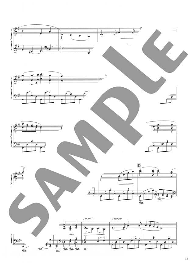 Impressive piano solo: Traditional Japanese songs - Sheet Music Book