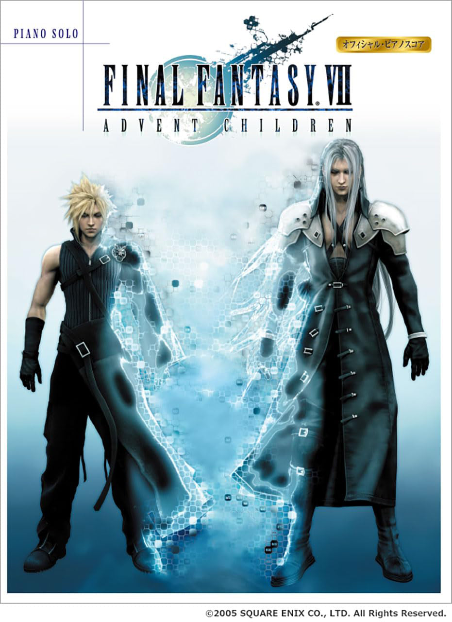 FINAL FANTASY VII ADVENT CHILDREN: Piano Solo - Sheet Music Book