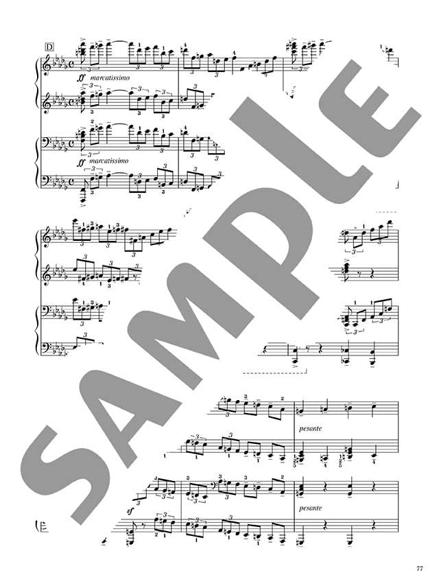 11 Tchaikovsky Works arranged for 2 Advanced Pianists: Piano Duet - Sheet Music Book