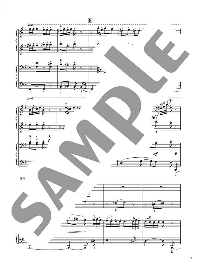 Tchaikovsky's Nutcracker Suite Op.71a, arranged for Solo Piano & Duet - Sheet Music Book