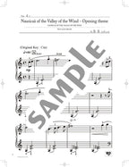 Studio Ghibli Best Hit 10 Piano Solo / English Edition - Sheet Music Book