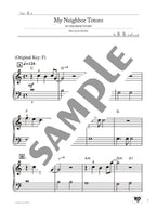 Studio Ghibli Best Hit 10 Piano Solo / English Edition - Sheet Music Book