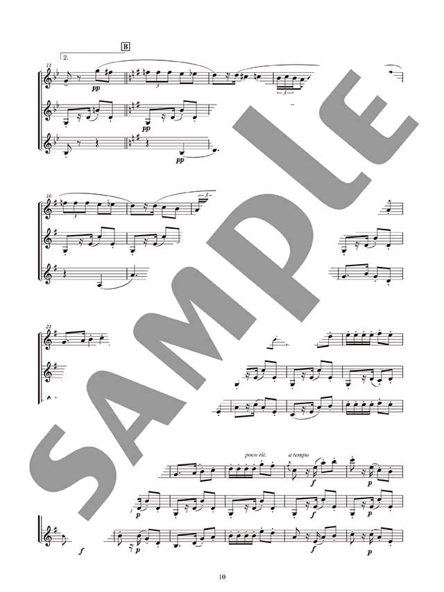 Classical Melodies for Clarinet Ensemble - Sheet Music Book