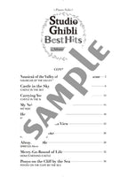 Studio Ghibli Best Hit 10 Piano Solo  / English Edition - Sheet Music Book