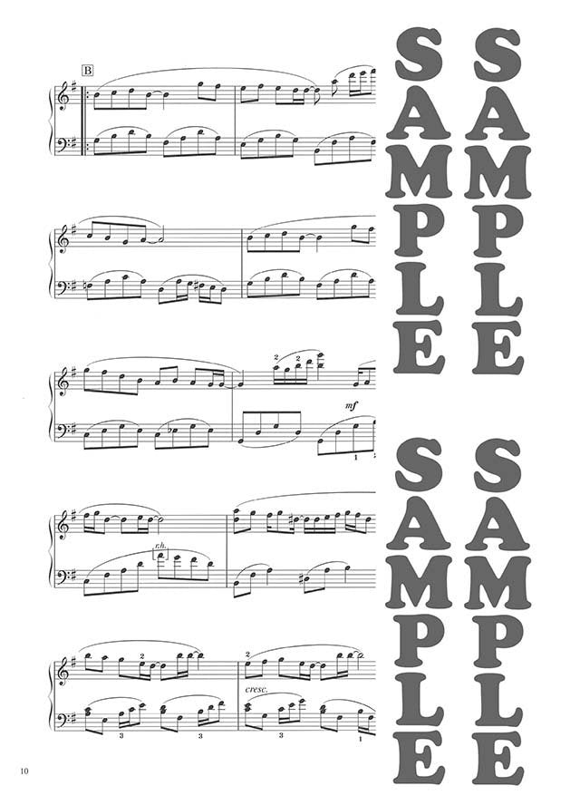 Impressive piano solo: Wedding Songs - Sheet Music Book