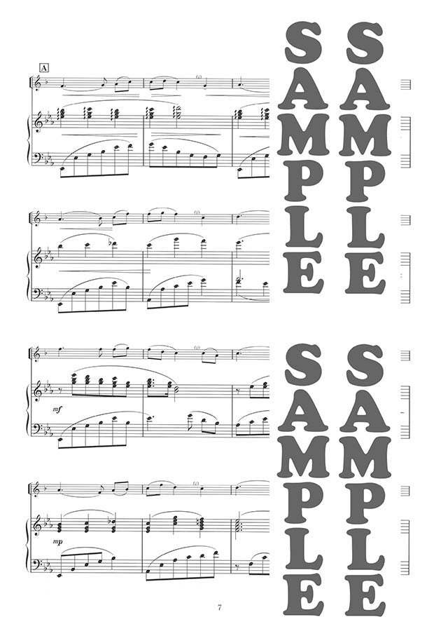 The collection of traditional japanese songs for Trumpet and Piano with CD - Sheet Music Book