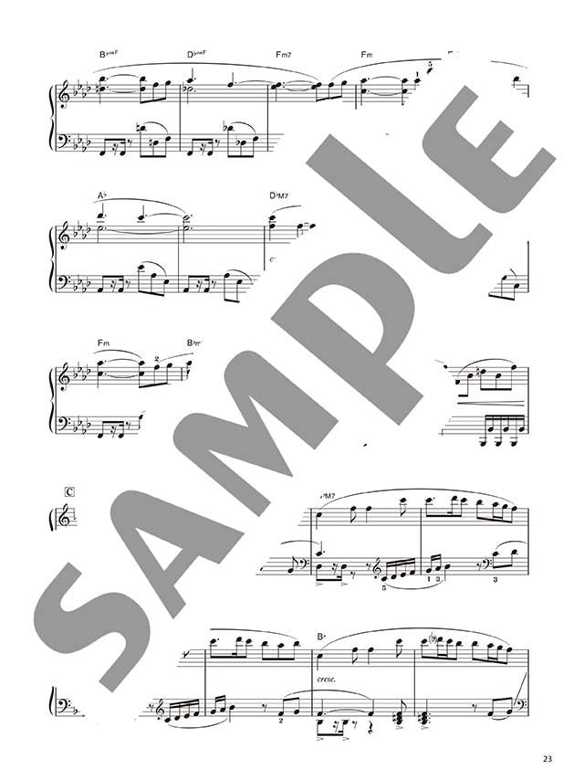 Mary & the Witch's Flower songs(Anime) Piano Solo - Sheet Music Book