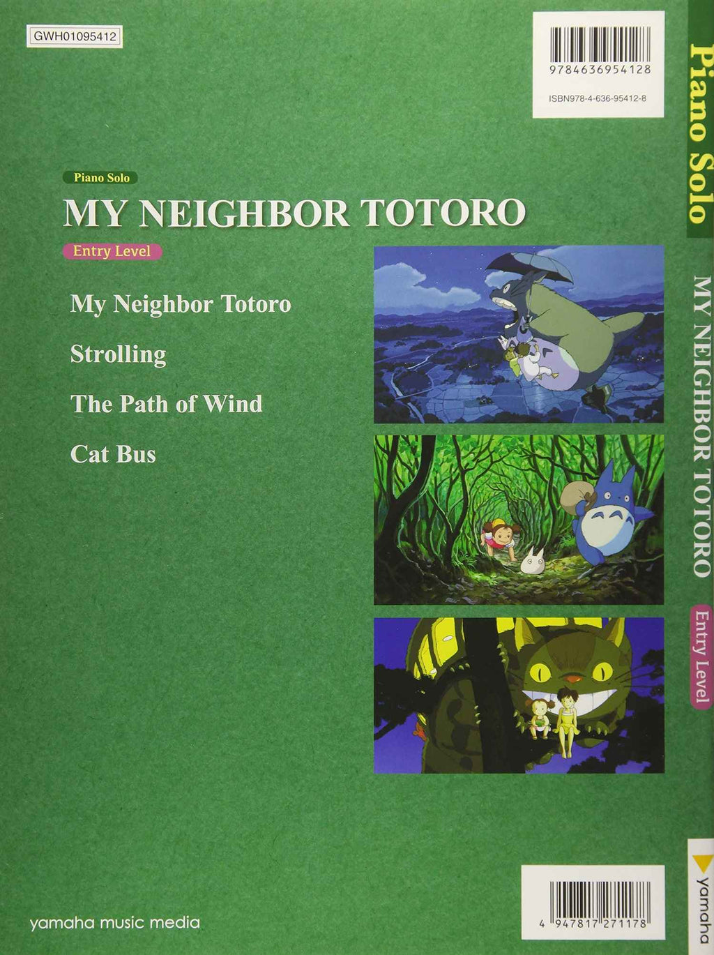 My Neighbor Totoro(Studio Ghibli) Piano Solo / English Edition - Sheet Music Book