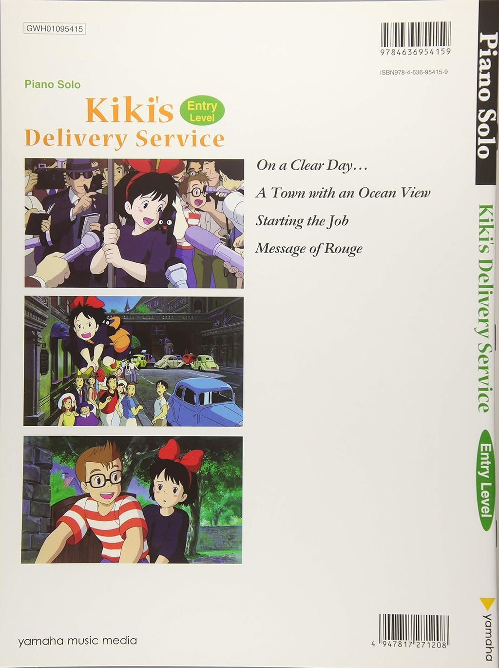 Kiki's Delivery Service(Studio Ghibli) Piano Solo - Sheet Music Book /English Version