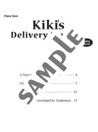Kiki's Delivery Service(Studio Ghibli) Piano Solo / English Edition - Sheet Music Book