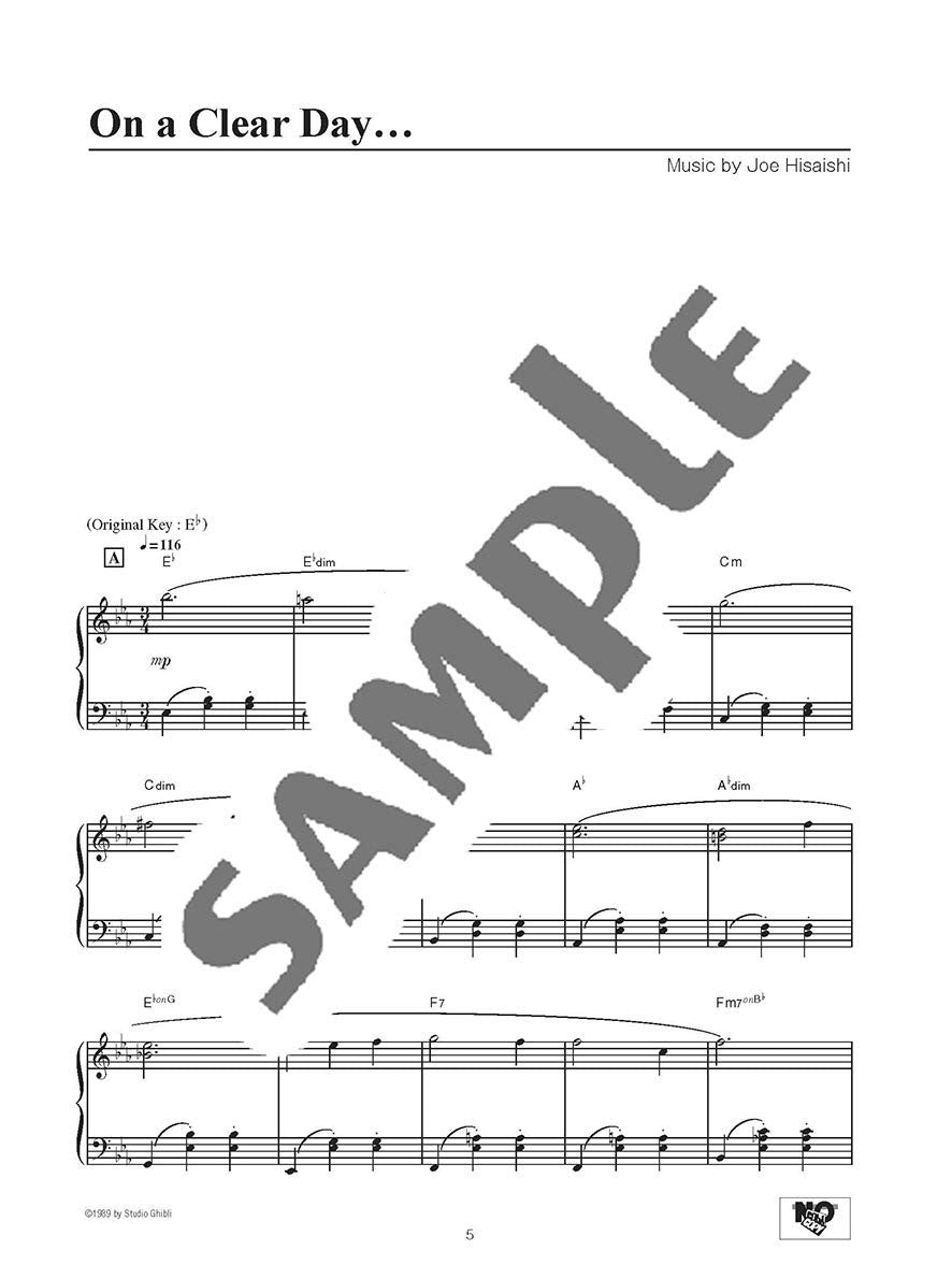 Kiki's Delivery Service(Studio Ghibli) Piano Solo/English Version