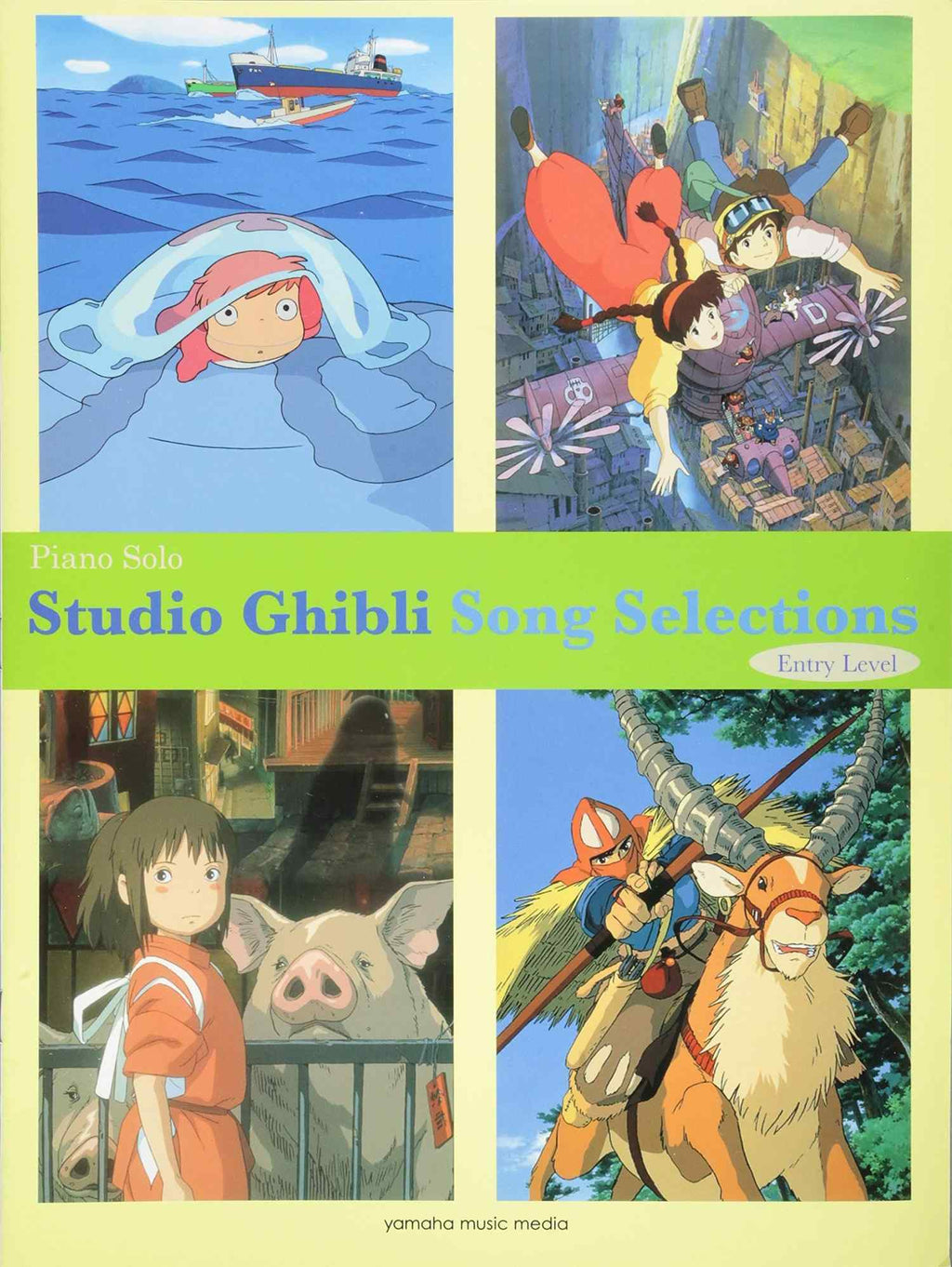 Studio Ghibli Song Selections: Piano Solo - Sheet Music Book/English Edition