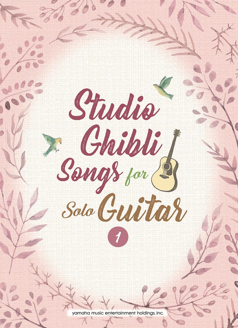 Studio Ghibli Songs for Guitar Solo Vol.1 - Sheet Music Book /English Edition