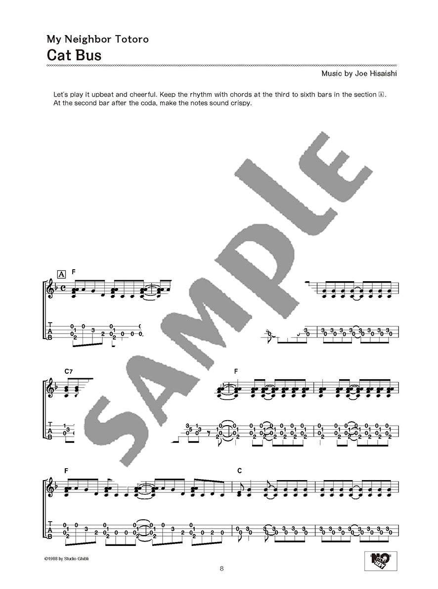 Studio Ghibli Songs for Ukulele Solo Vol.2 /English Version