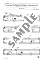 Studio Ghibli Best Hit 10 Piano Solo / English Edition - Sheet Music Book