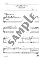 Studio Ghibli Best Hit 10 Piano Solo / English Edition - Sheet Music Book