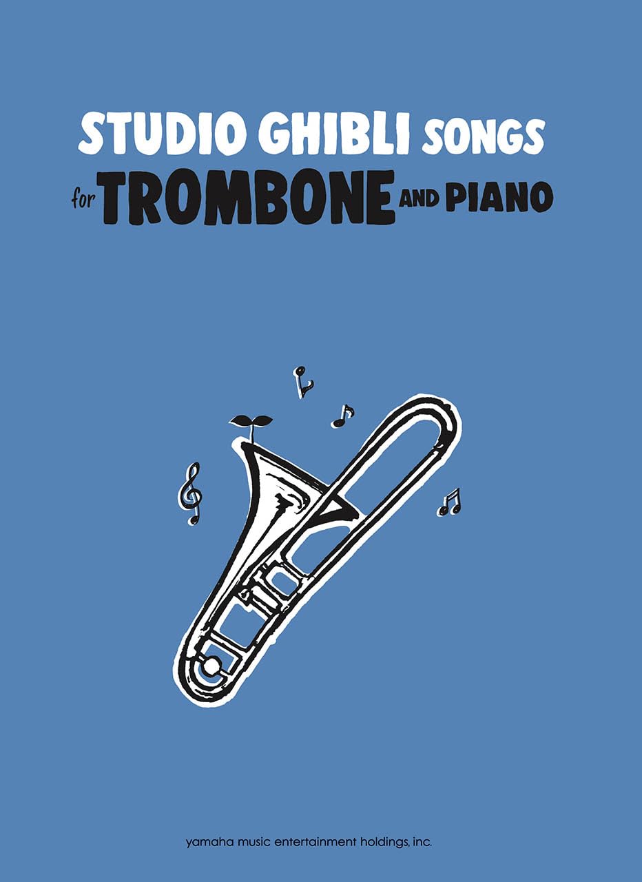 Studio Ghibli Songs for Trombone and Piano - Sheet Music Book /English Edition