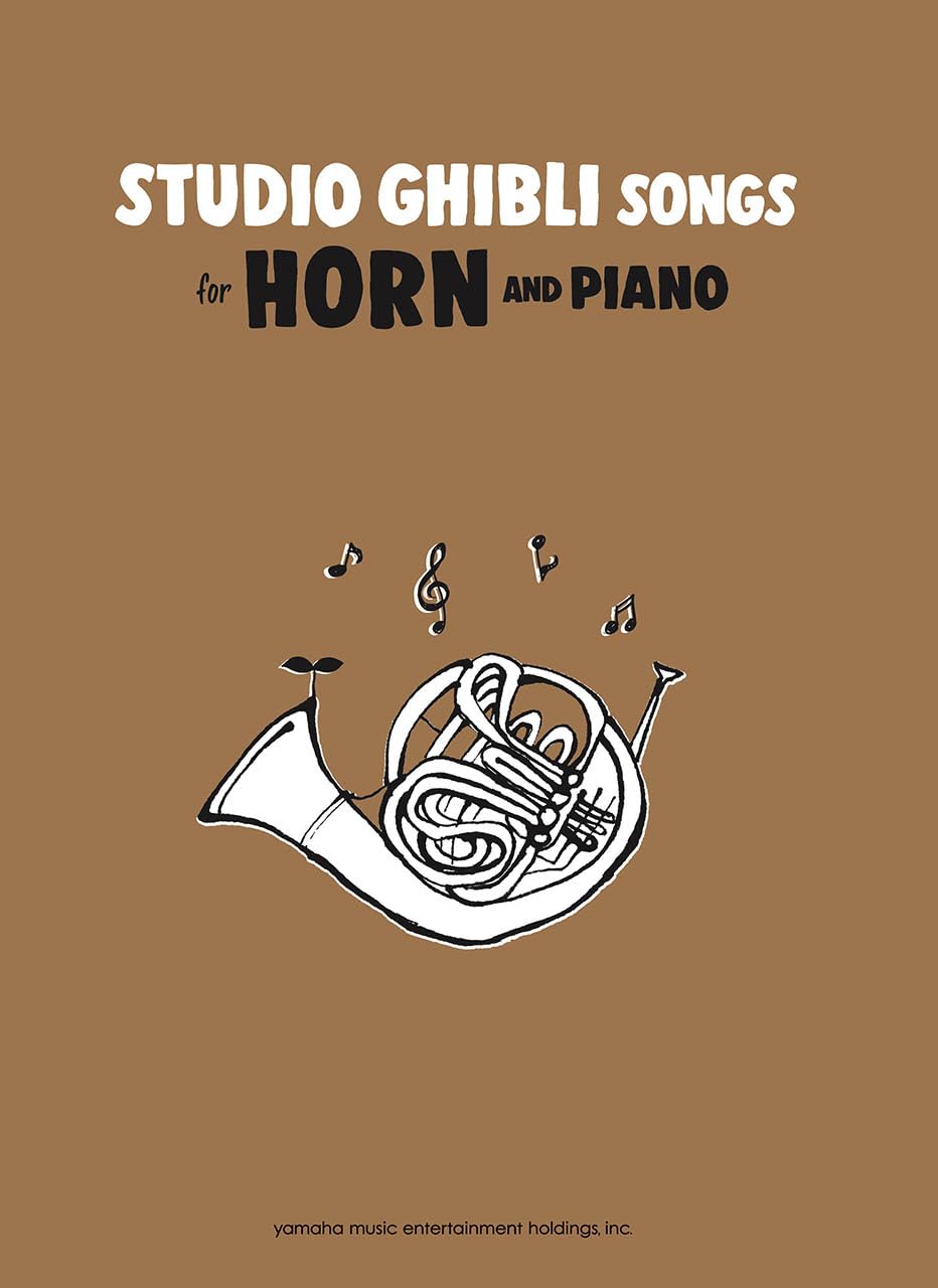 Studio Ghibli Songs for Horn and Piano - Sheet Music Book /English Edition