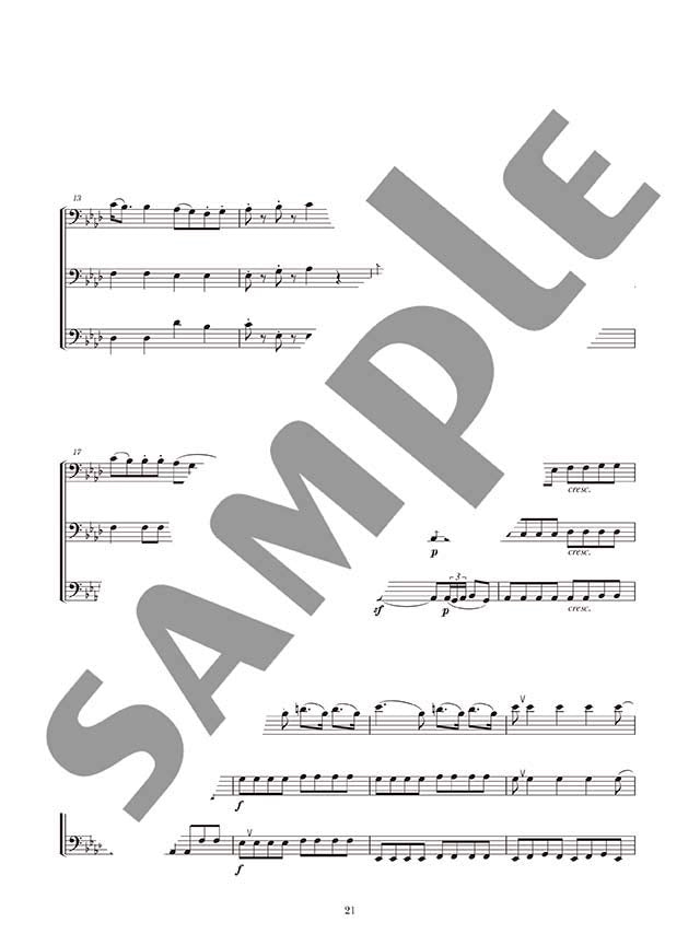 Classical Melodies for Trombone Ensemble - Sheet Music Book