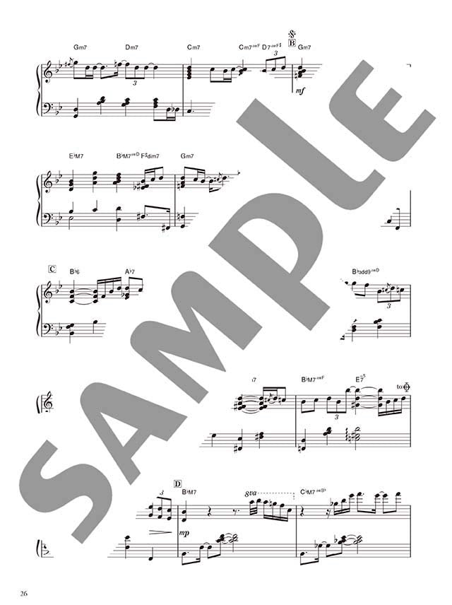 Various Arrangements on a Theme - Ito (Yarn) by Miyuki Nakajima: Piano Solo - Sheet Music Book