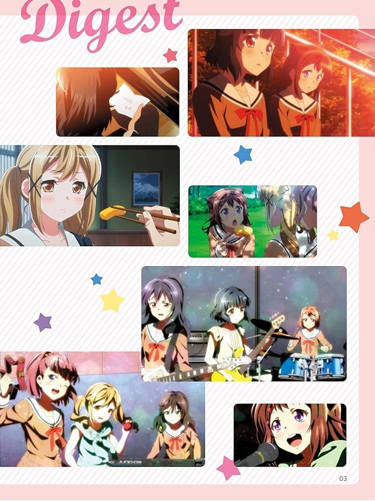 BanG Dream!(Anime) Official Piano Score Piano Solo Sheet Music with CD