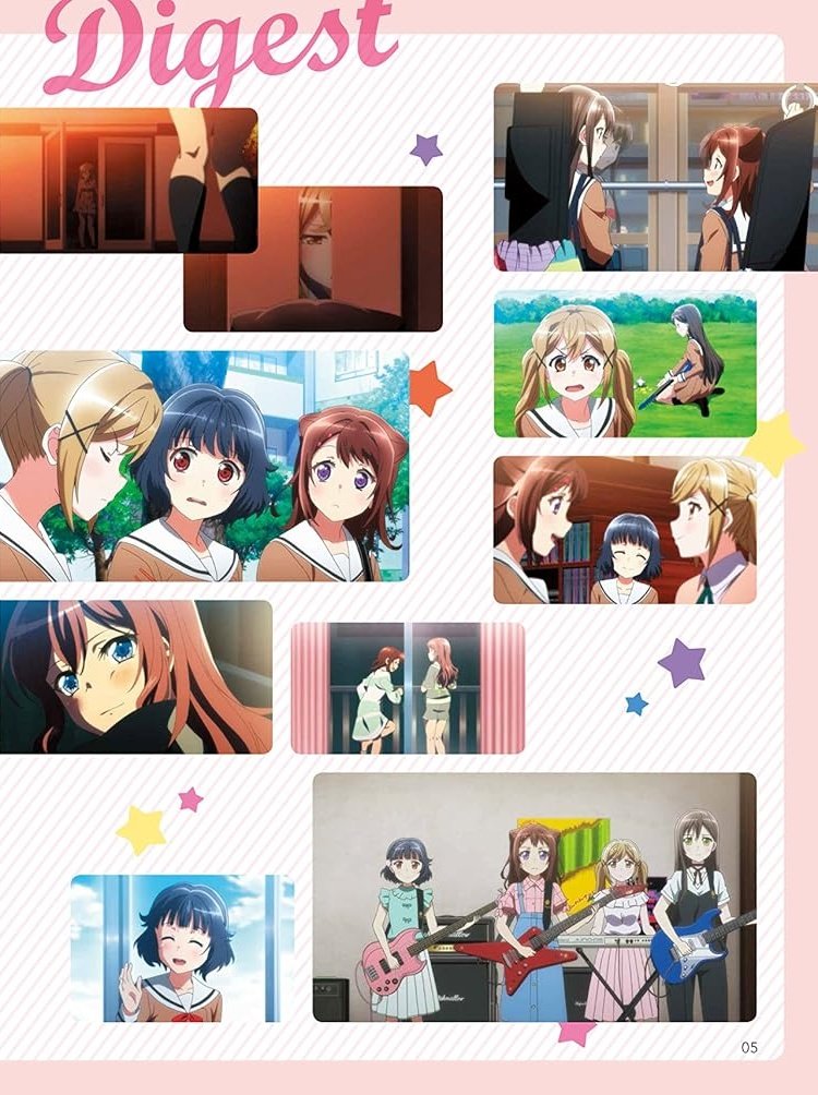 BanG Dream!(Anime) Official Piano Score Piano Solo Sheet Music with CD