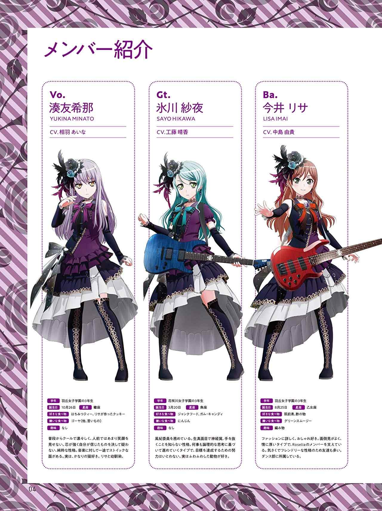 BanG Dream!(Anime) Official Piano Score Roselia for Piano Solo - Sheet Music Book