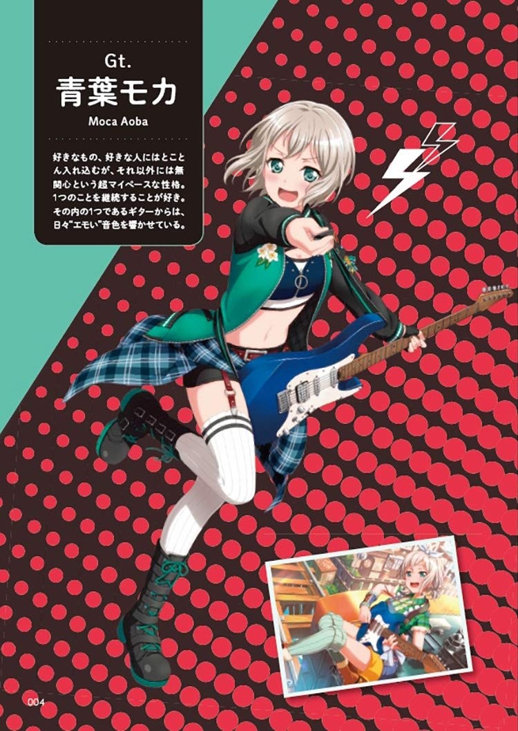 BanG Dream!(Anime) Official Band Score Afterglow - Sheet Music Book