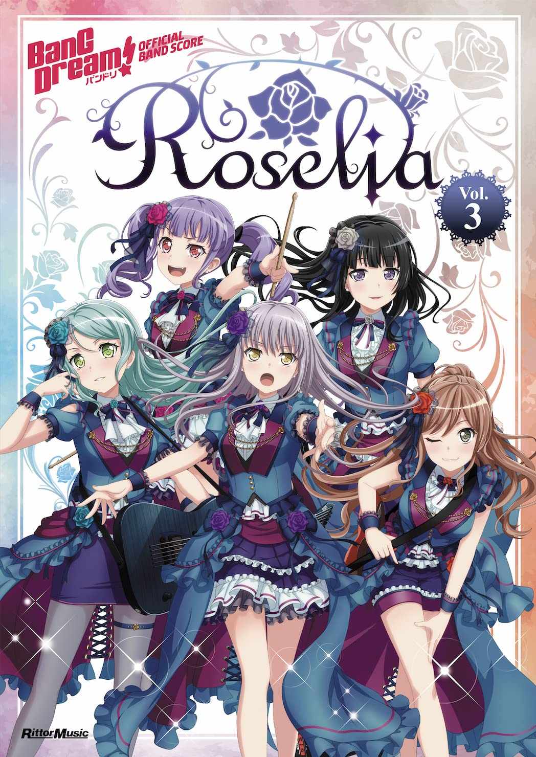 BanG Dream!(Anime) Official Band Score Roselia Vol.3 - Sheet Music Book