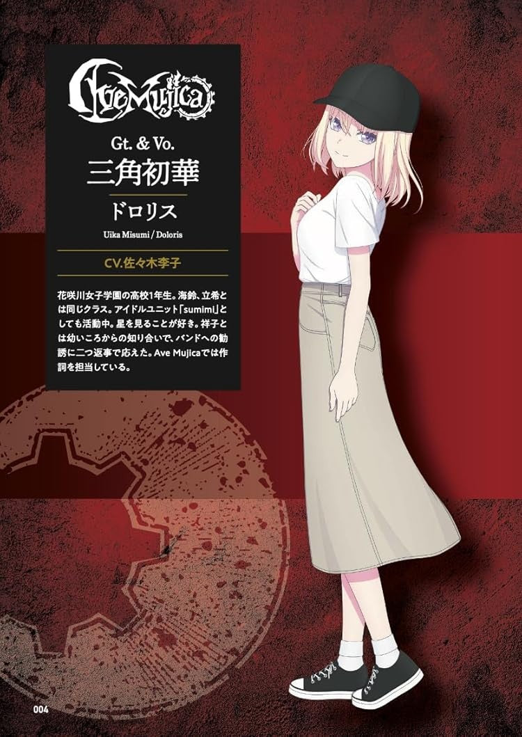 BanG Dream! Ave Mujica Official Band Score - Sheet Music Book