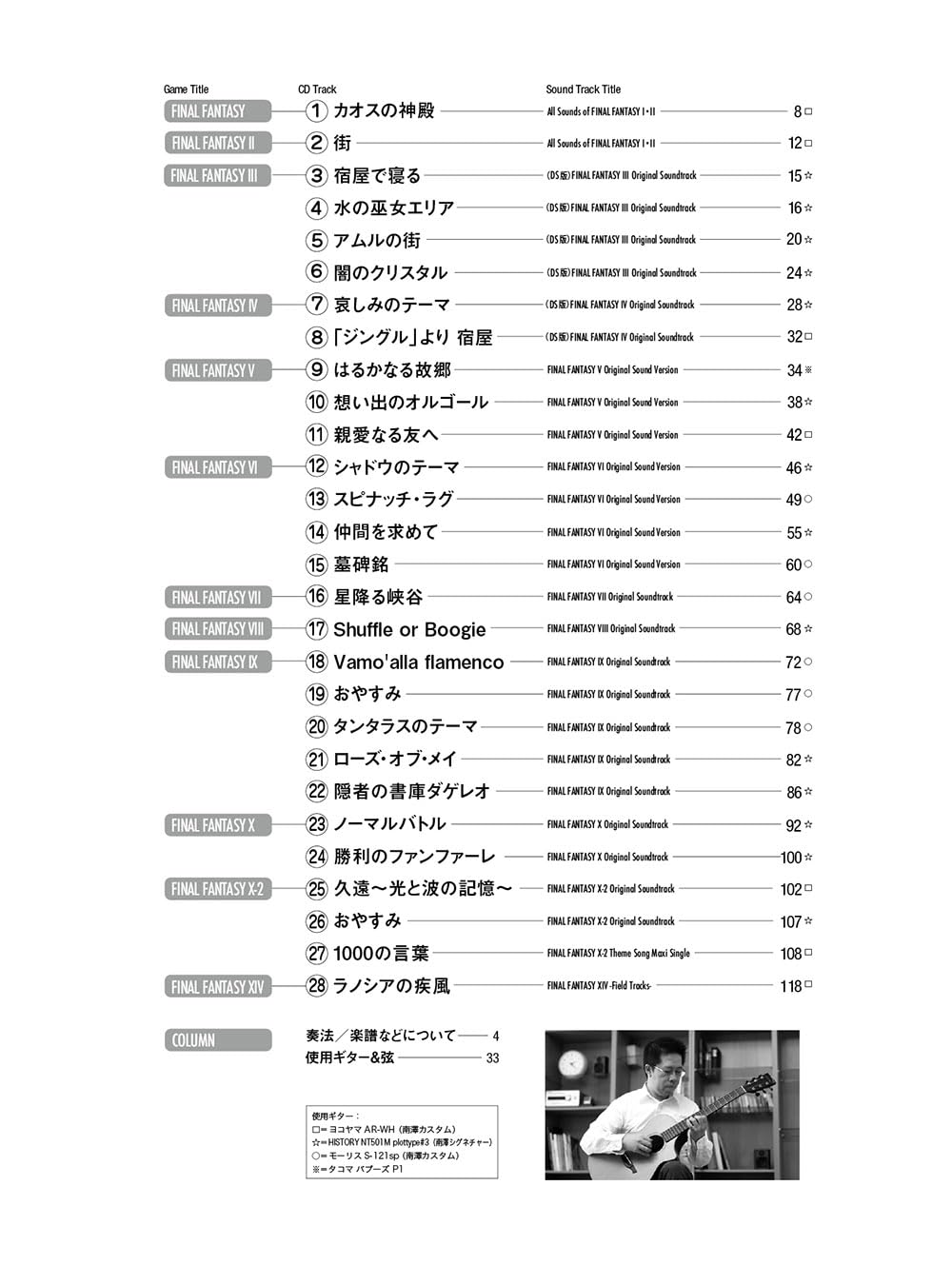 Final Fantasy: Guitar Solo Vol. 2 (TAB Score) with CD - Sheet Music Book