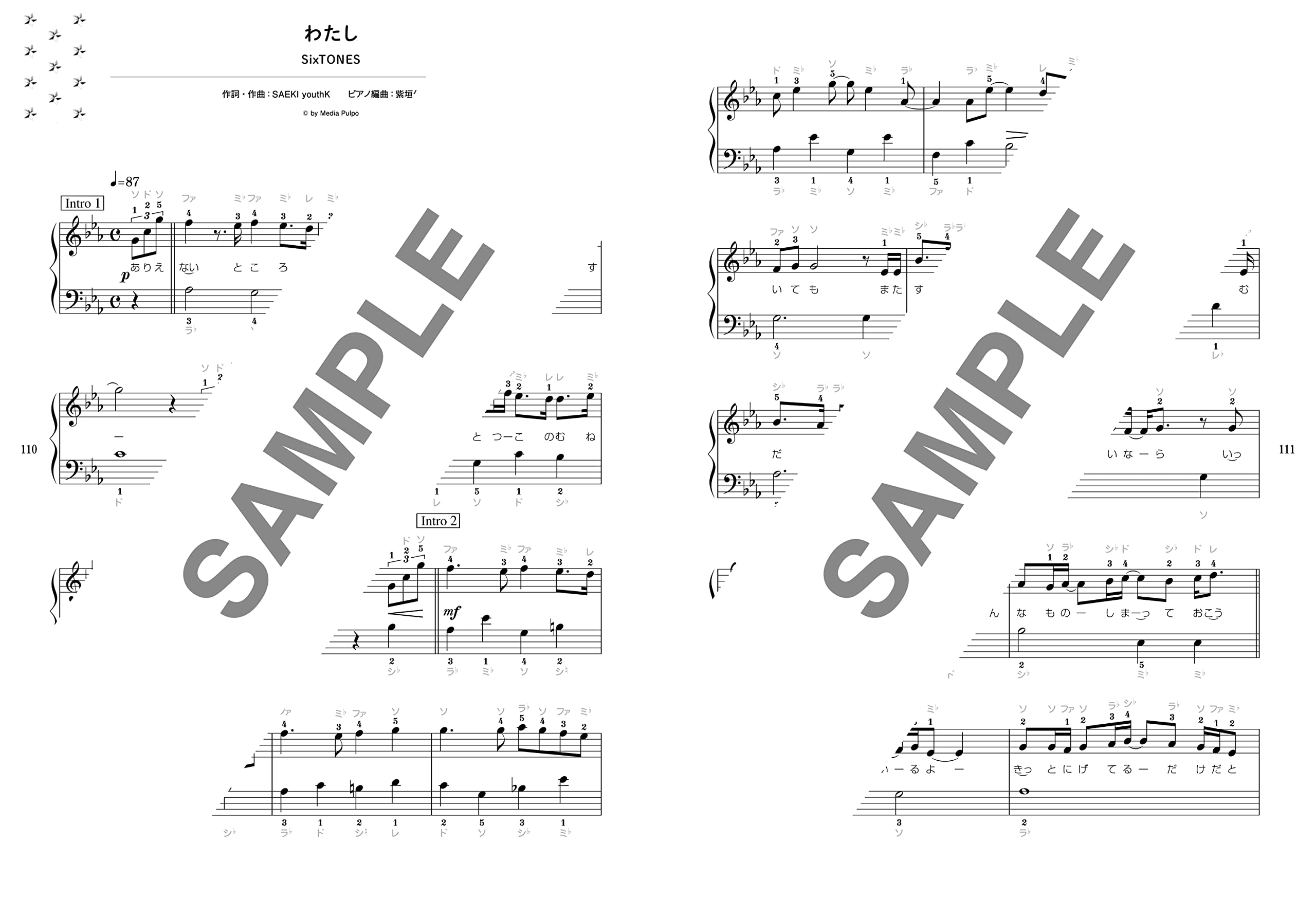 Boys Idol Best J-POP Piano Solo - Sheet Music Book