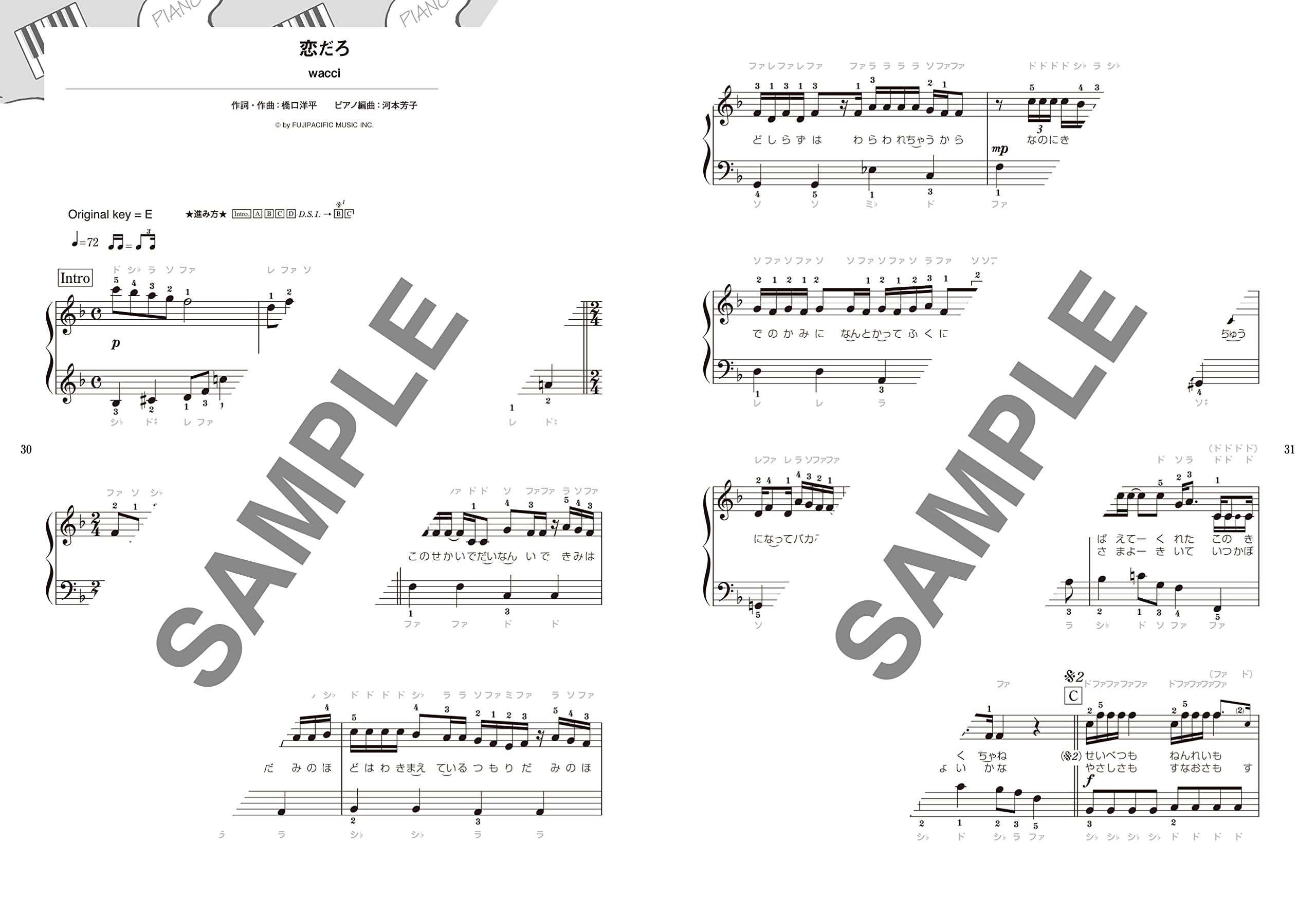 New Trends J-POP Piano Solo - Sheet Music Book