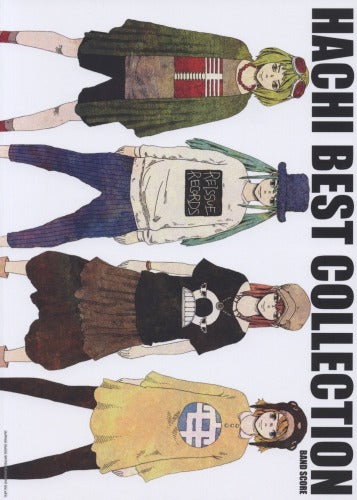 HACHI Best Collection for Band Score Sheet Music Book with Guitar & Base TAB