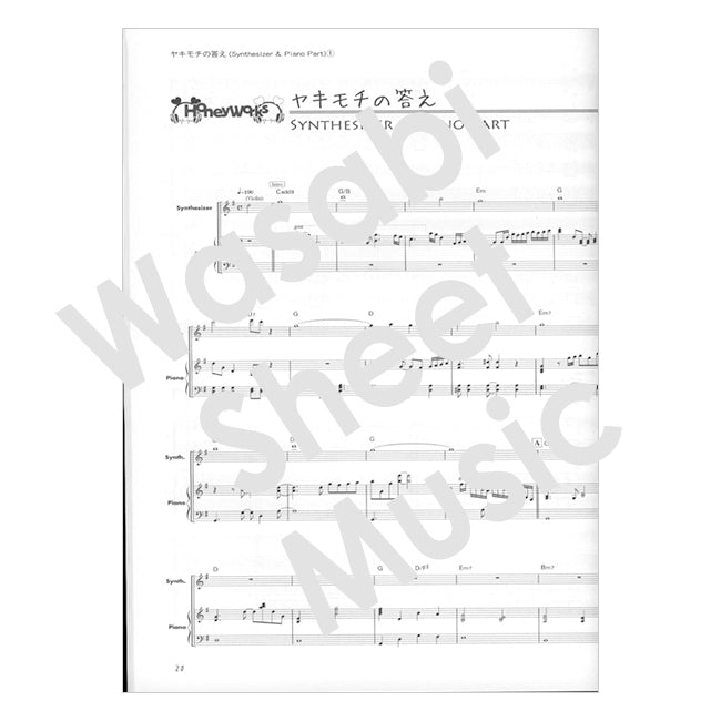 Anime: HoneyWorks Original Band Score Sheet Music Book