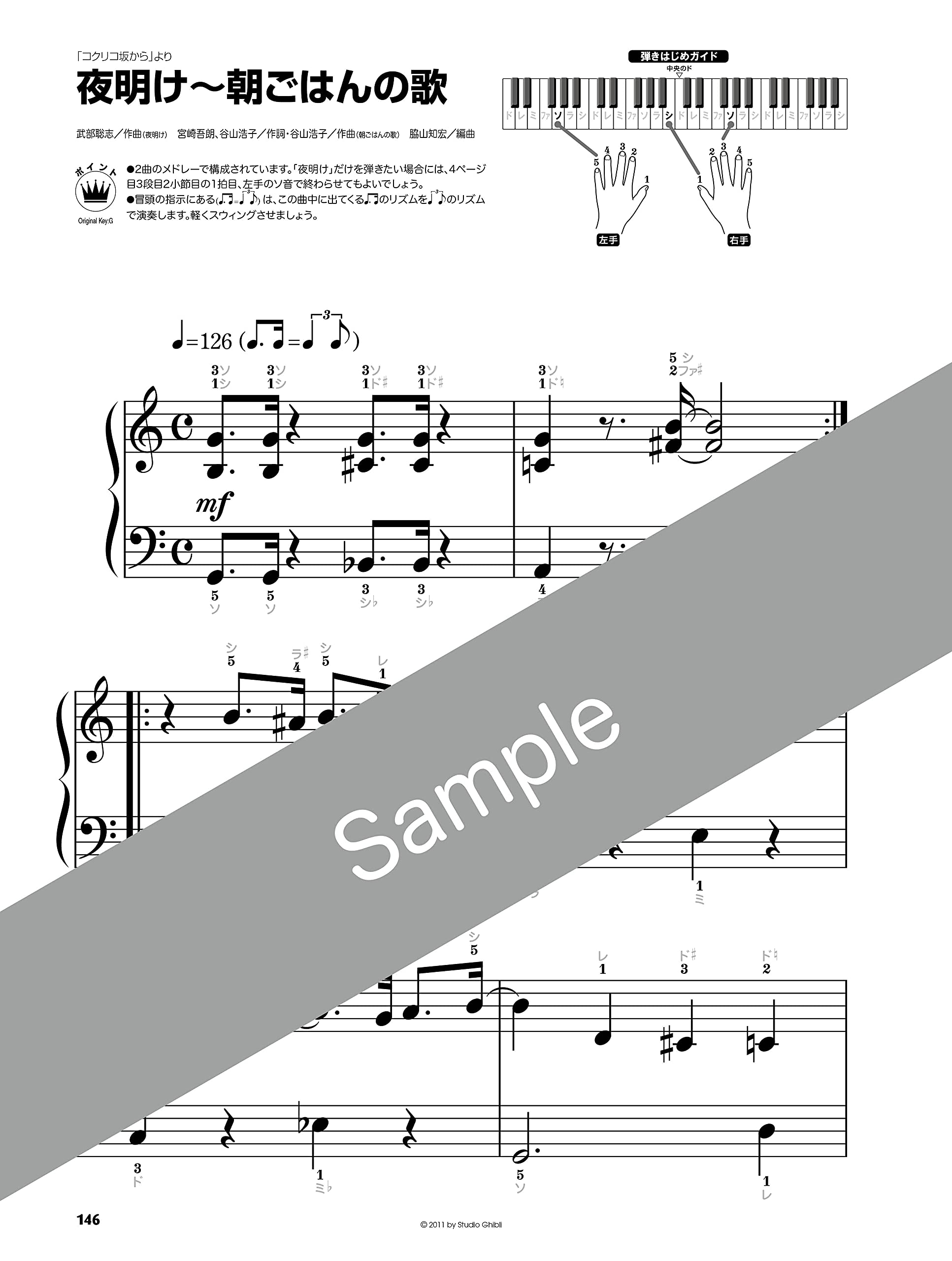 Hayao Miyazaki and Studio Ghibli Collection for Easy Piano Solo